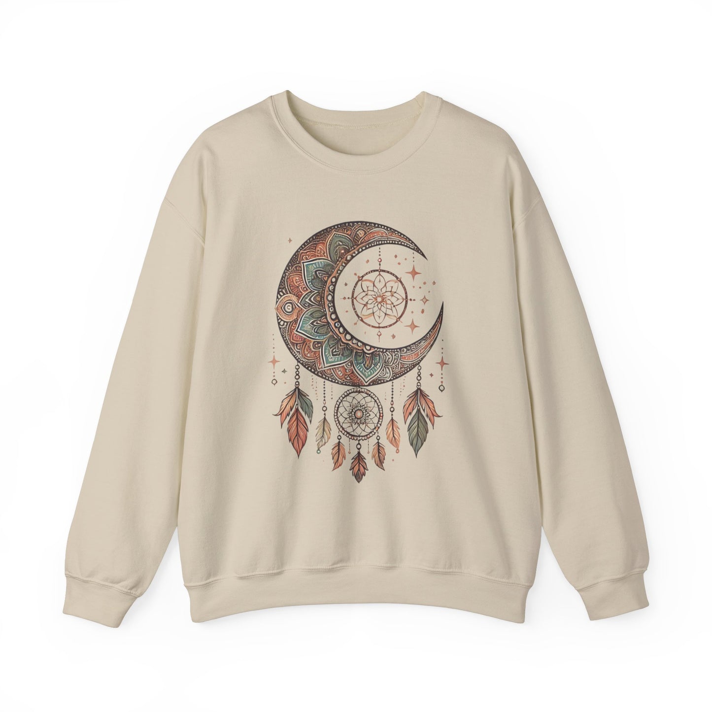 Crescent Moon Dreamcatcher Crewneck Sweatshirt