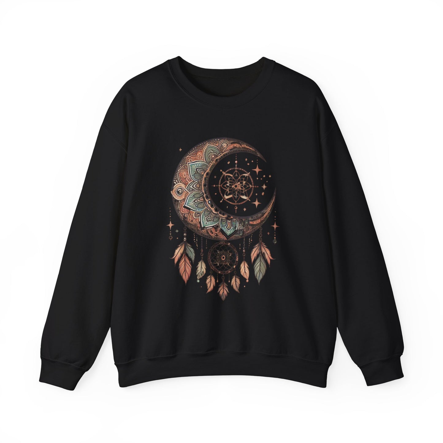 Crescent Moon Dreamcatcher Crewneck Sweatshirt