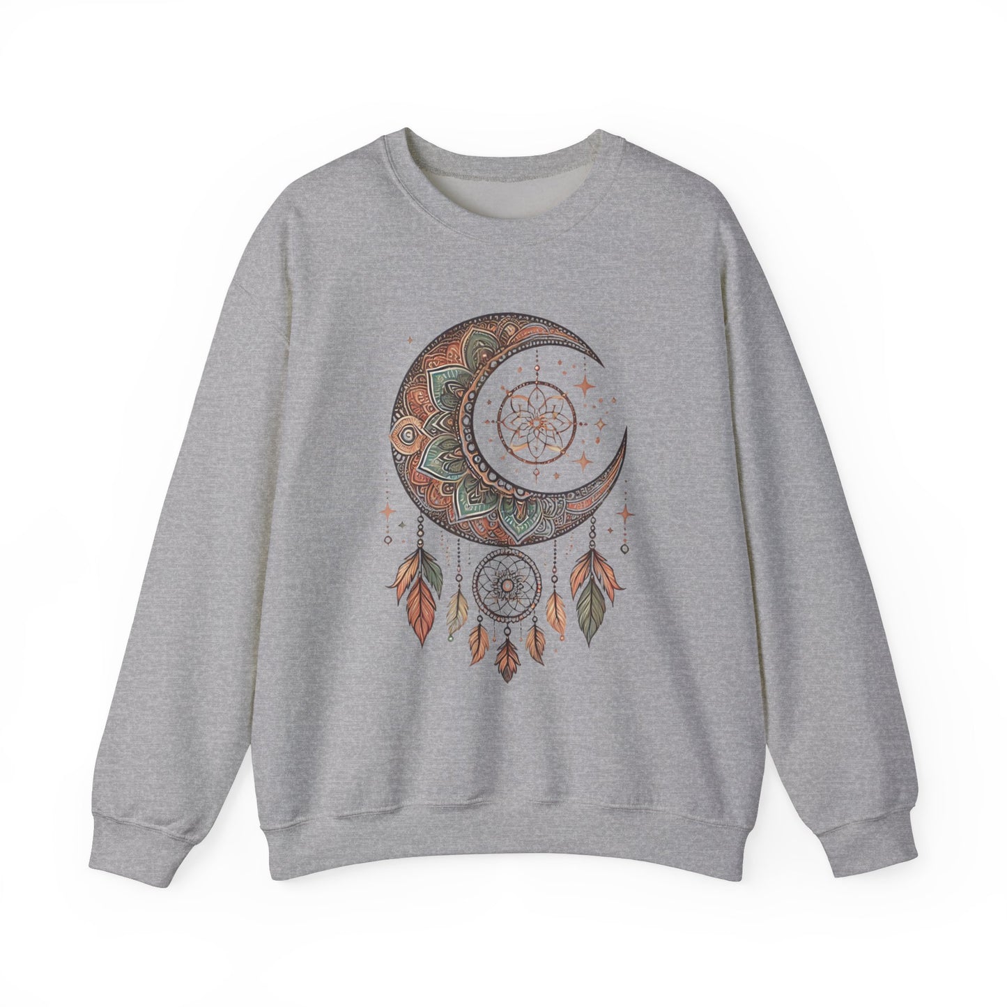 Crescent Moon Dreamcatcher Crewneck Sweatshirt